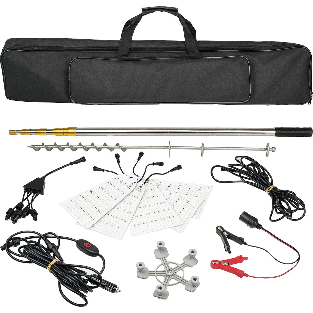 DRIVETECH 4X4 Telescopic Camping Light Dual Colour Dimmable 12V